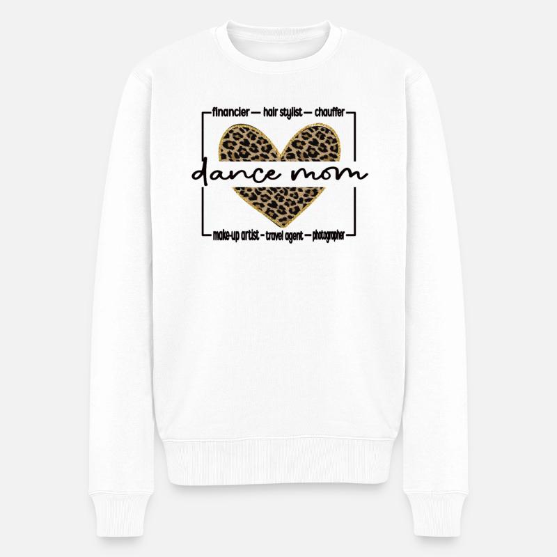 Tänzerin Mutter Tanzmama Mama Von Tänzerin Mutter - Männer Premium Bio Pullover - Weiß