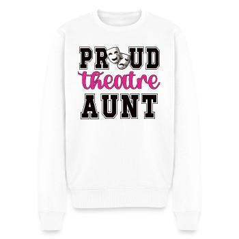 Theater Tante Stolze Theaterschauspieler Tante - Männer Premium Bio Pullover - Weiß - Vorne - Thijin (182cm)