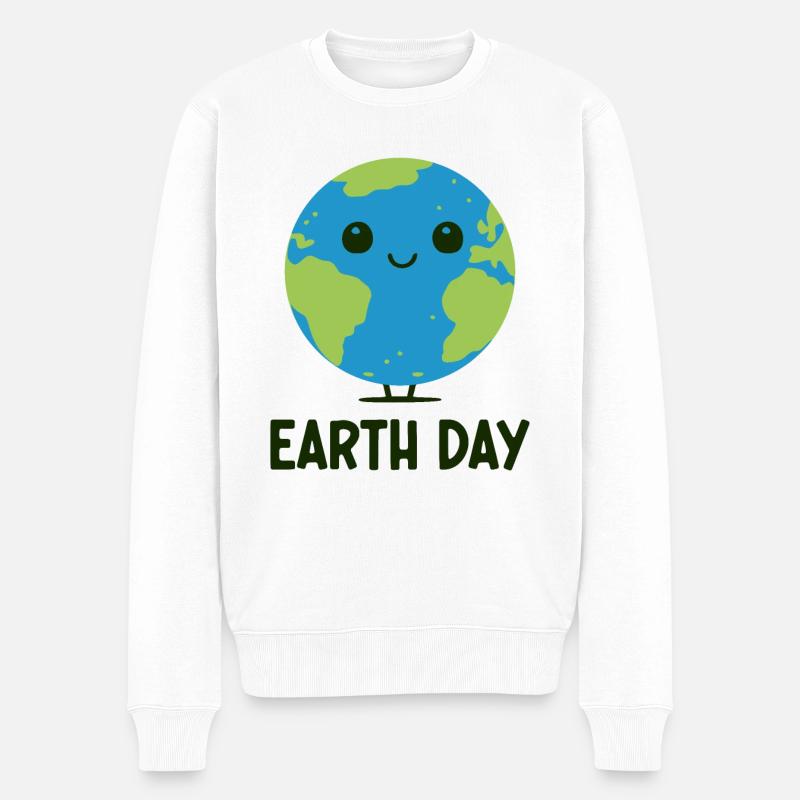 Jour de la Terre - Pull Premium bio Homme - blanc