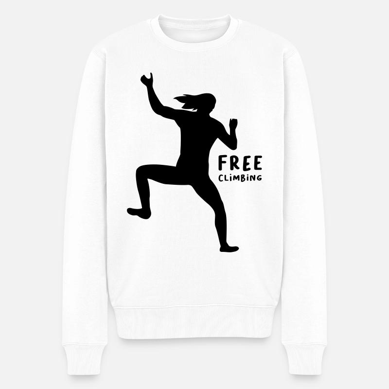 Femme Design d’escalade libre - Pull Premium bio Homme - blanc