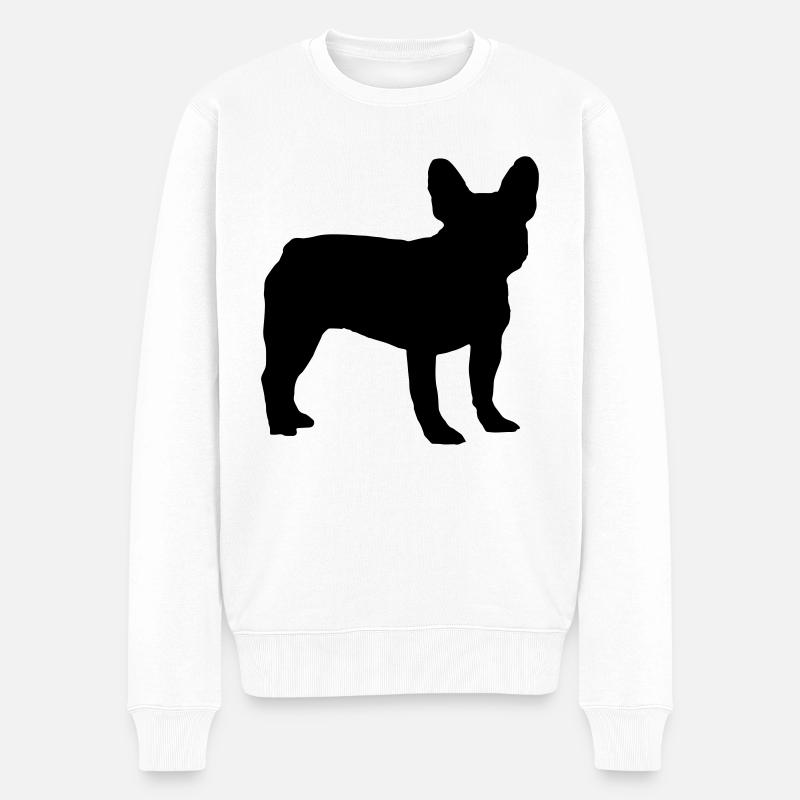 Bouledogue français - Frenchie - Pull Premium bio Homme - blanc