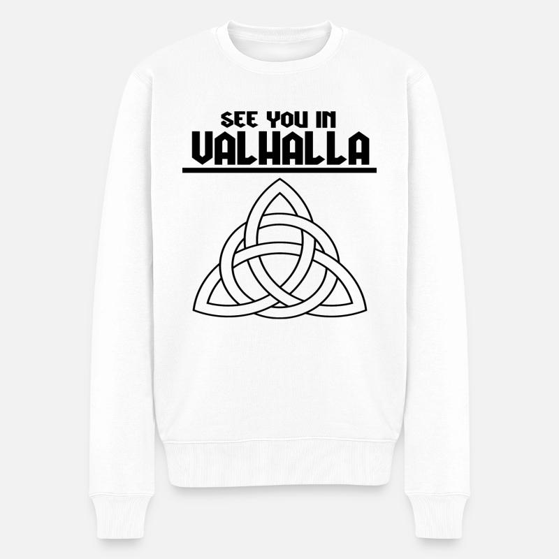 Valhalla - Pull Premium bio Homme - blanc