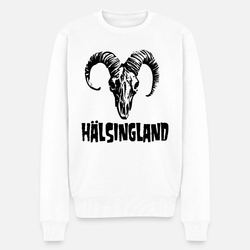 Métal du Hälsingland - Pull Premium bio Homme - blanc
