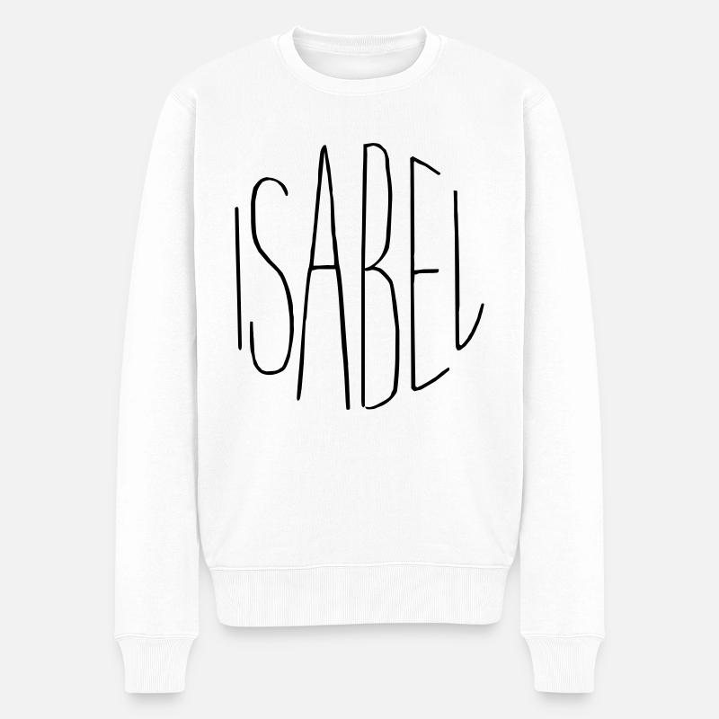 Isabel - Männer Premium Bio Pullover - Weiß