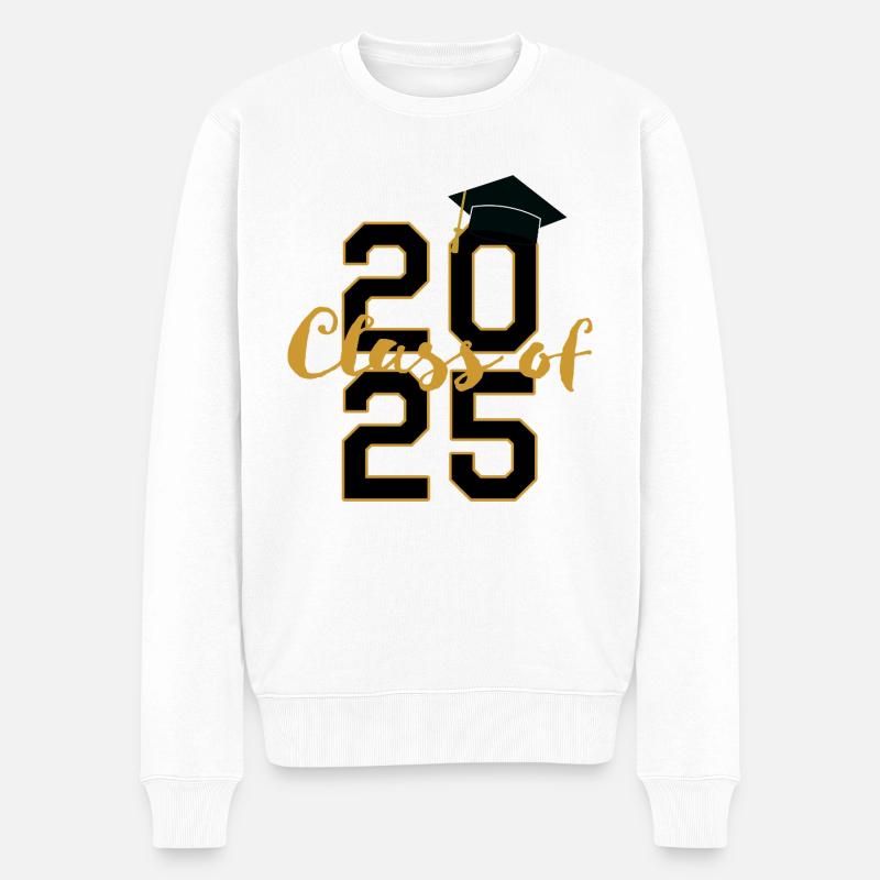 Classe de 2025 - Pull Premium bio Homme - blanc