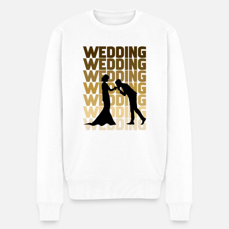 Mariage - Pull Premium bio Homme - blanc