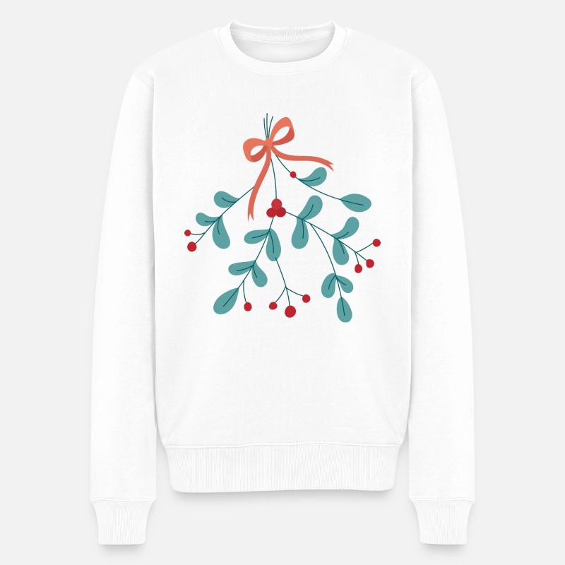 Du gui - Pull Premium bio Homme - blanc