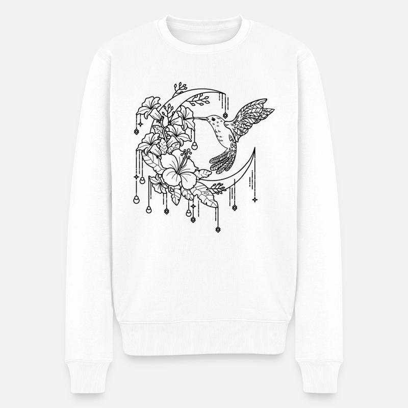 Colibri - Pull Premium bio Homme - blanc