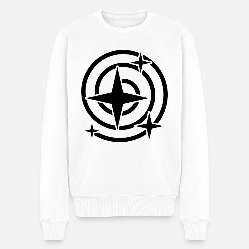 Tourbillon d’étoiles Tourbillon d’étoiles - Pull Premium bio Homme - blanc