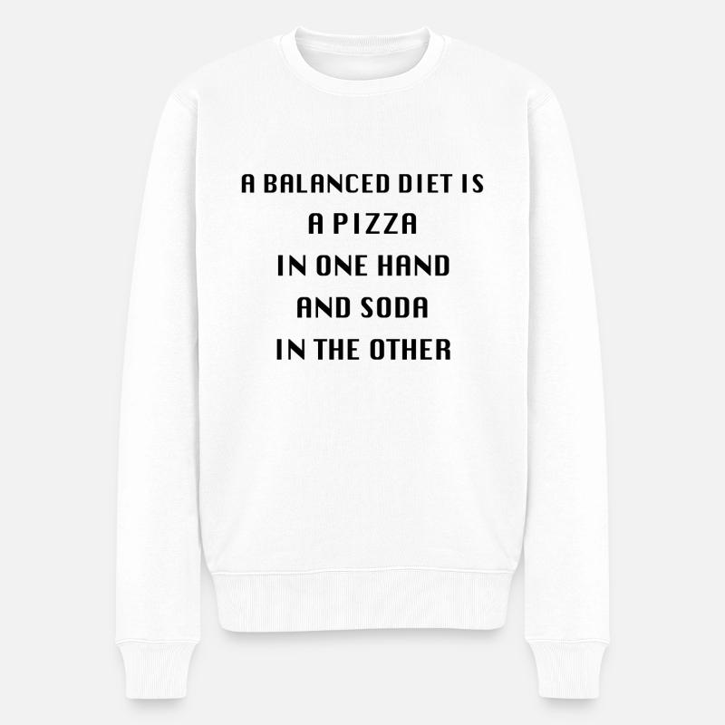 Régime alimentaire - Pull Premium bio Homme - blanc