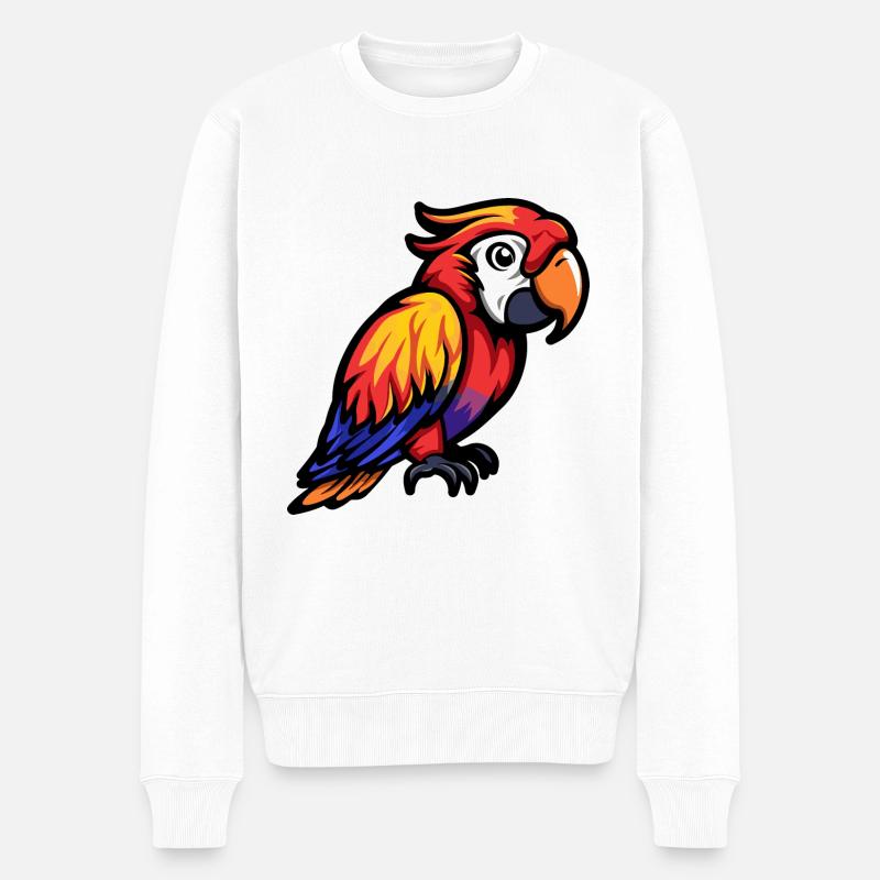 Bande dessinée Papagai - Pull Premium bio Homme - blanc