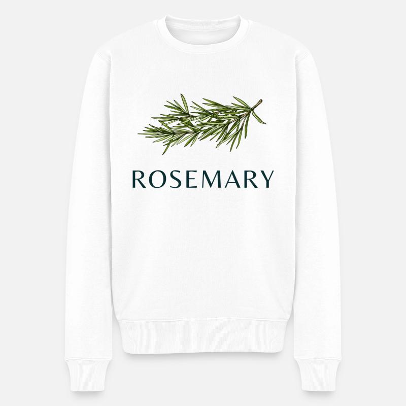 Rosemary - Pull Premium bio Homme - blanc