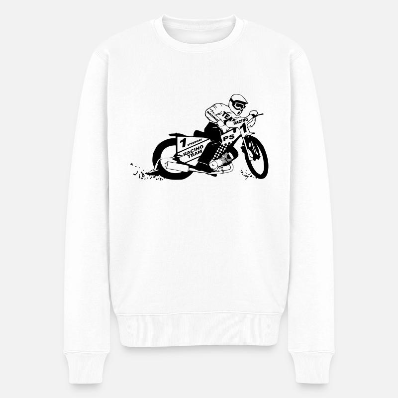 Speedway - Pull Premium bio Homme - blanc