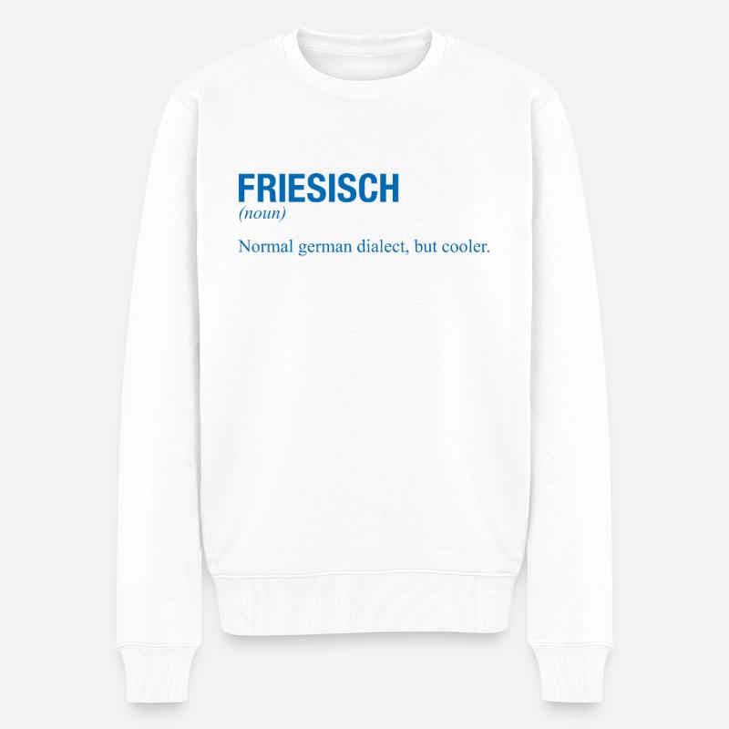 FRISON - Pull Premium bio Homme - blanc