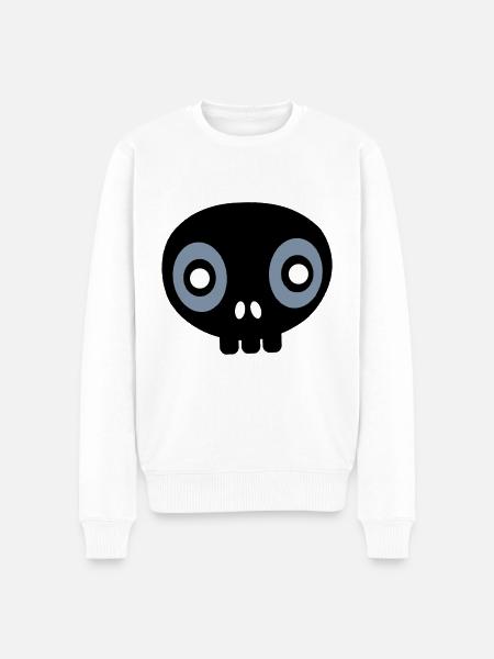 LALLU - Men's Premium Organic Jumper - white