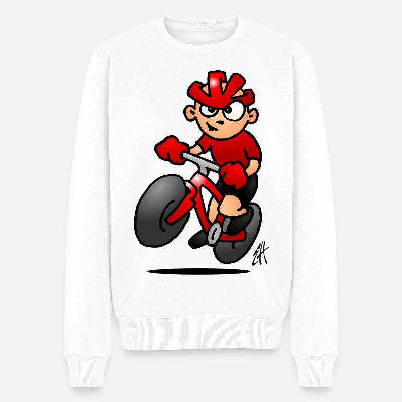 VTT - Pull Premium bio Homme - blanc