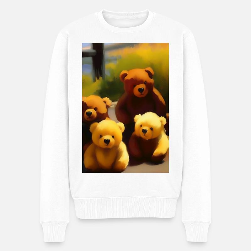 Nounours - Pull Premium bio Homme - blanc