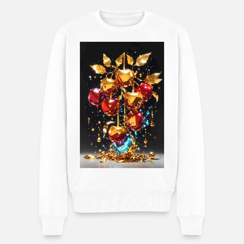 Cerise dorée - Pull Premium bio Homme - blanc