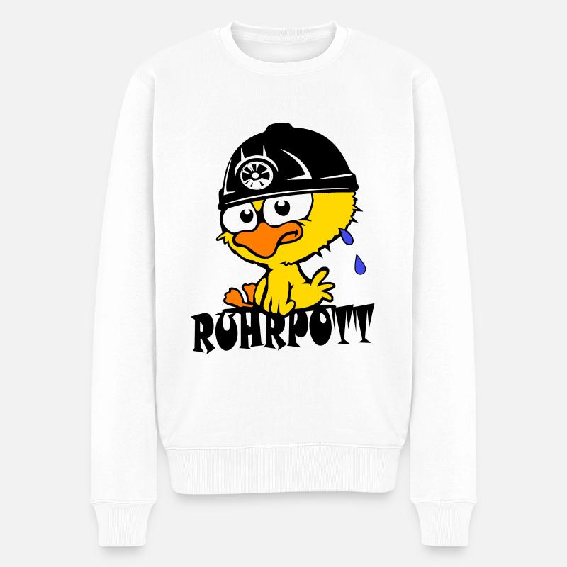 Poussin de Ruhrpott - Pull Premium bio Homme - blanc