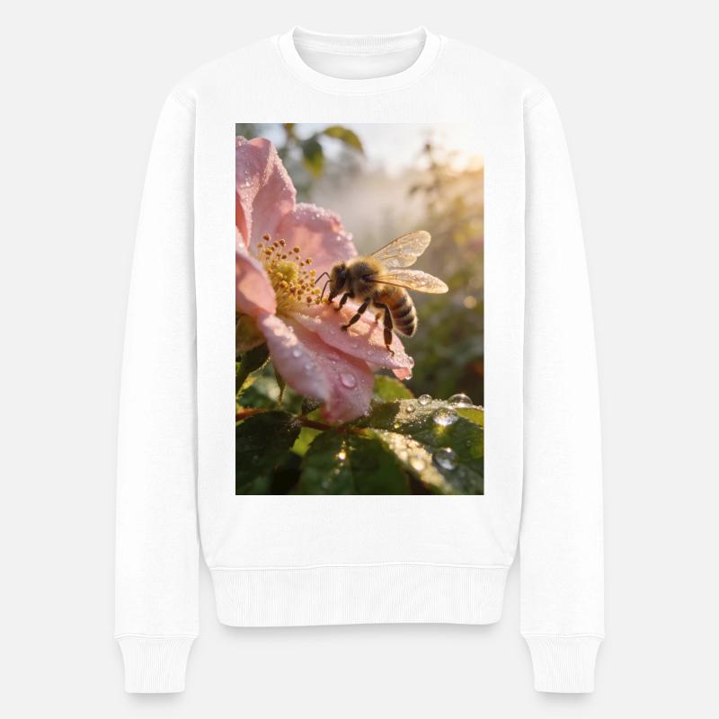 Rosée du matin - Pull Premium bio Homme - blanc