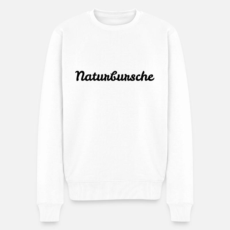 Les garçons de la nature - Pull Premium bio Homme - blanc