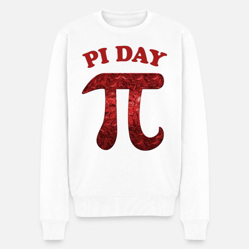 Pi Day - Männer Premium Bio Pullover - Weiß