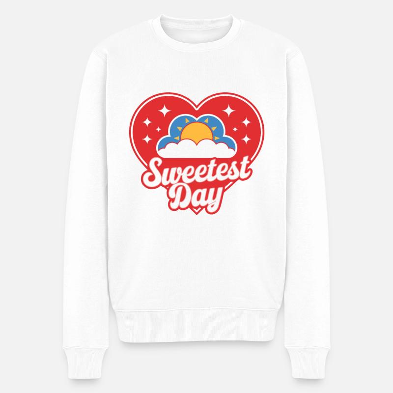 Le jour le plus doux - Pull Premium bio Homme - blanc