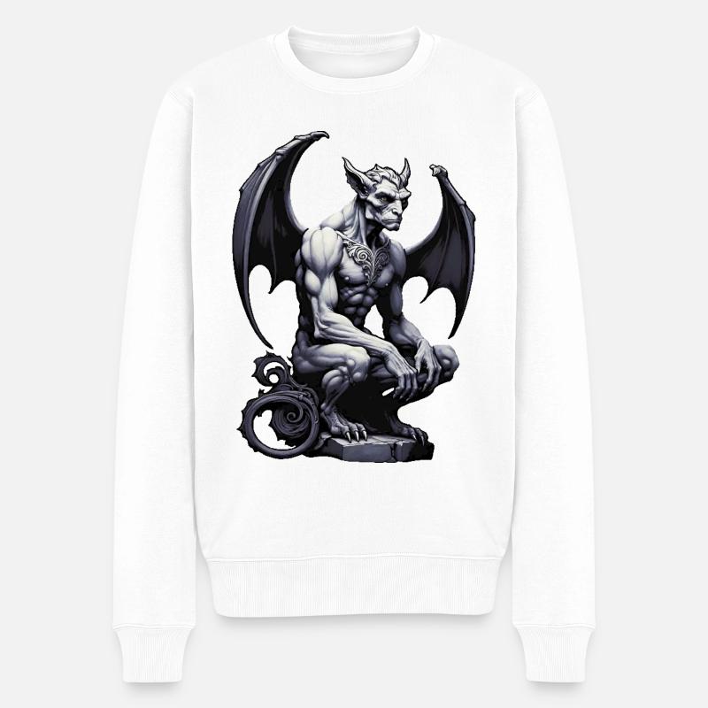 Gargouille - Pull Premium bio Homme - blanc