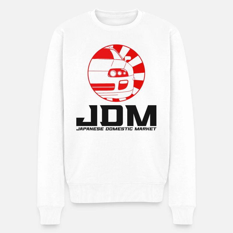 JDM automatique - Supra - Pull Premium bio Homme - blanc