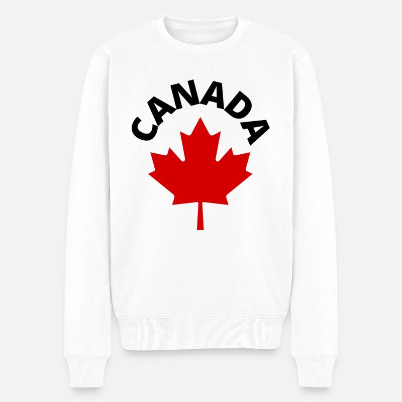CANADA - Pull Premium bio Homme - blanc