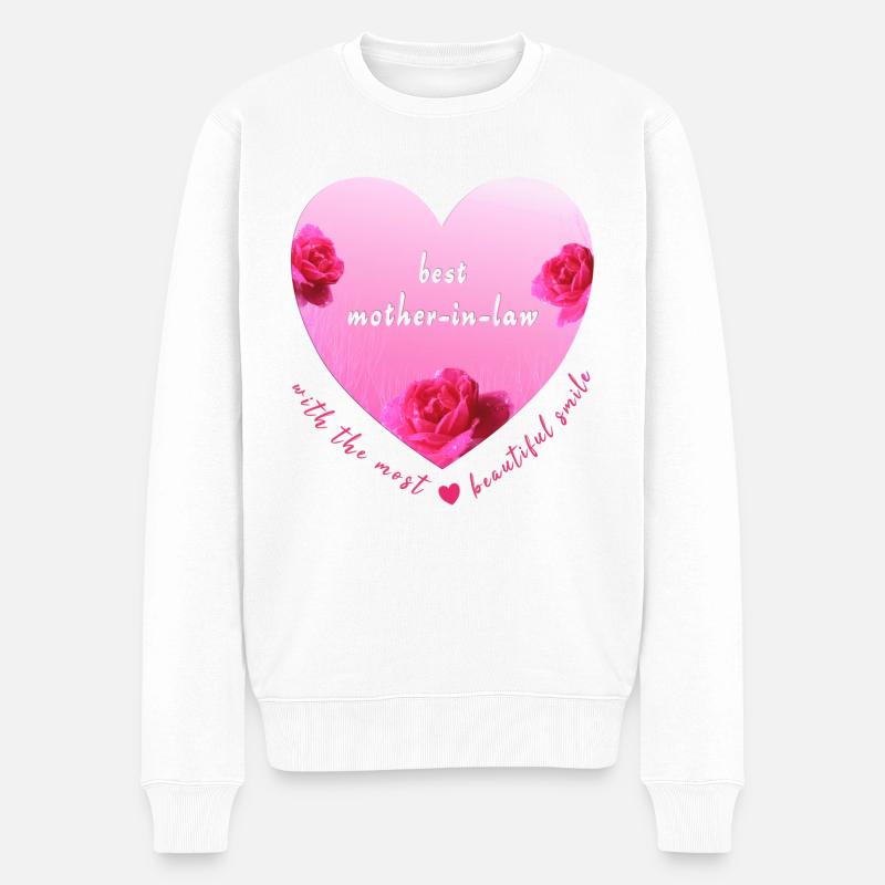 meilleure belle-mère - Pull Premium bio Homme - blanc