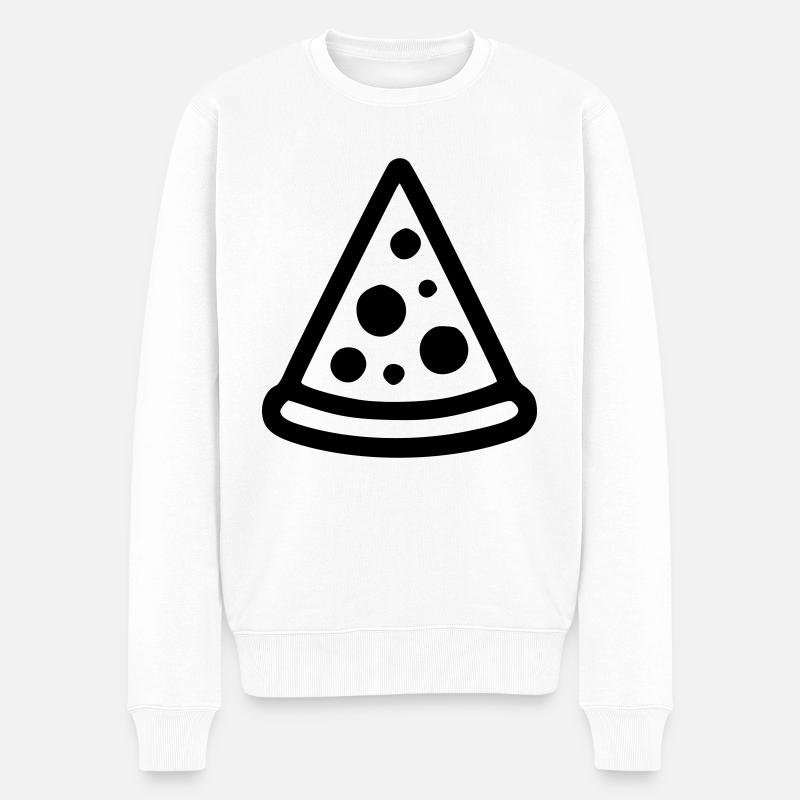 Pizza - Pull Premium bio Homme - blanc