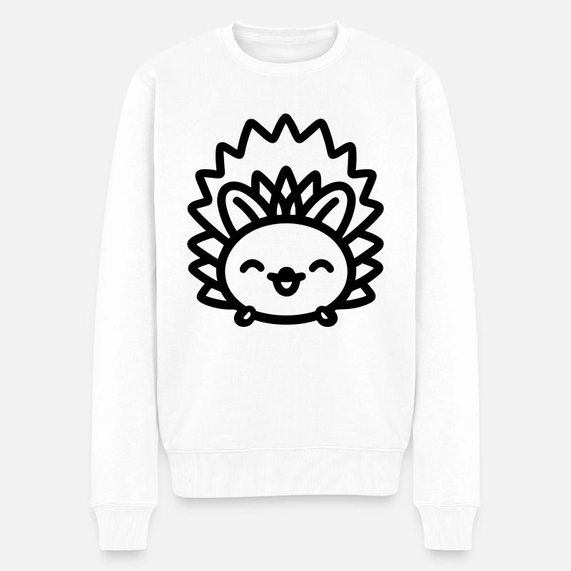Hérisson - Pull Premium bio Homme - blanc