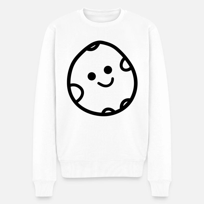 Kartoffel - Männer Premium Bio Pullover - Weiß