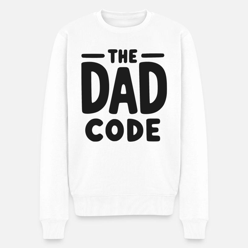 Le code du papa - Pull Premium bio Homme - blanc