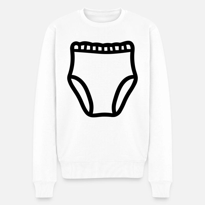 Couche - Pull Premium bio Homme - blanc