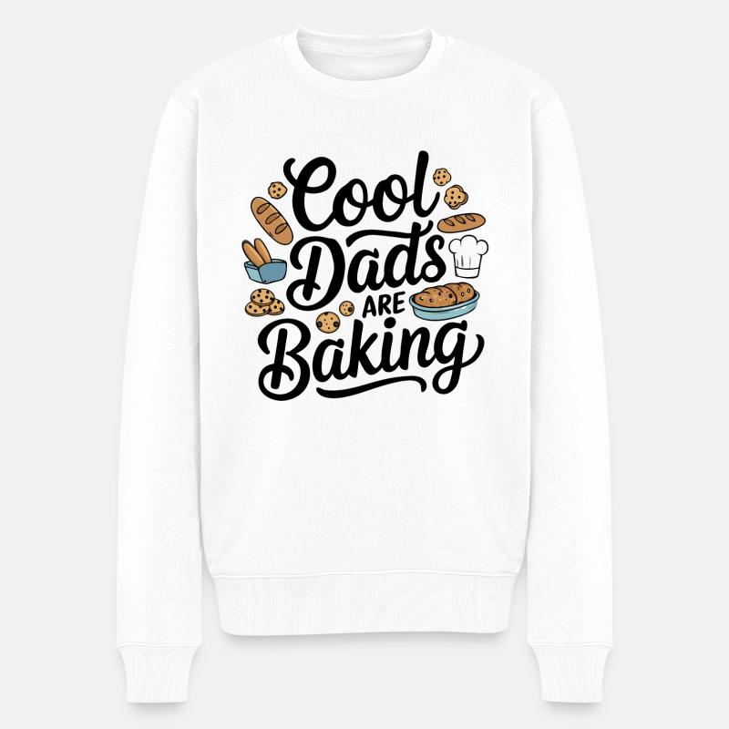 Cuisiner des papas cool - Pull Premium bio Homme - blanc