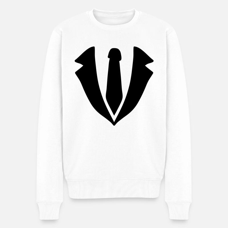 Costume - Pull Premium bio Homme - blanc