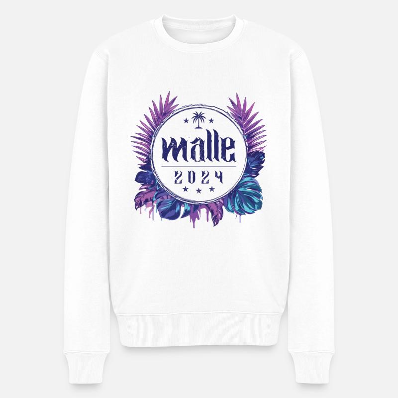 Malle 2024 - Pull Premium bio Homme - blanc