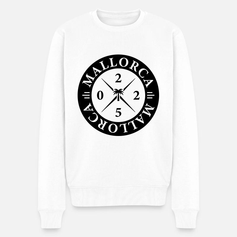 Majorque 2025 - Pull Premium bio Homme - blanc