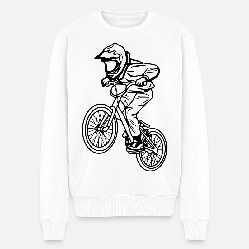 BMX Garçon - Pull Premium bio Homme - blanc