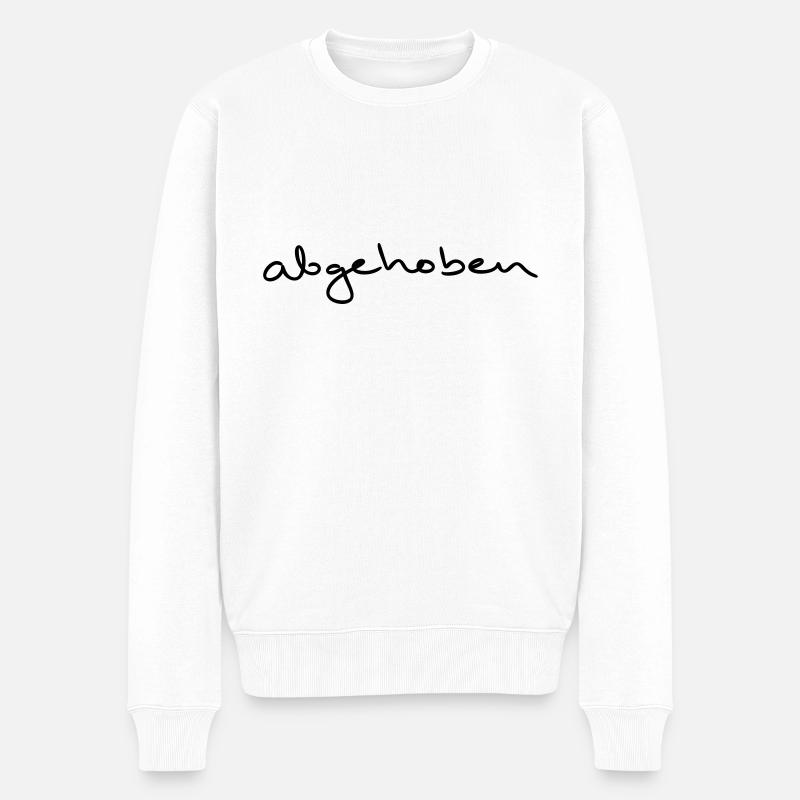 abgehoben Gleitschirm - Männer Premium Bio Pullover - Weiß