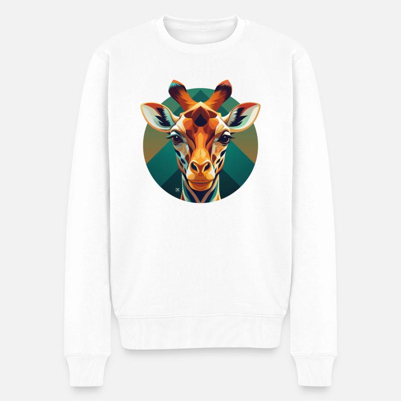 Girafe - Pull Premium bio Homme - blanc
