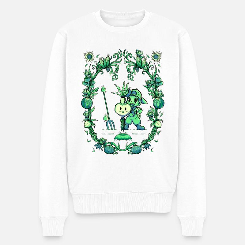 Fruit de la récolte - Pull Premium bio Homme - blanc