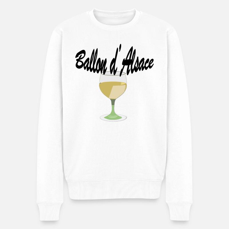 Ballon d Alsace - Pull Premium bio Homme - blanc
