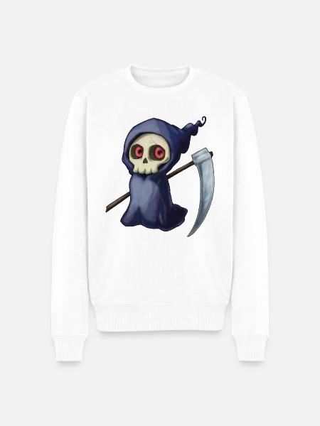 Little Death - Men's Premium Organic Jumper - white