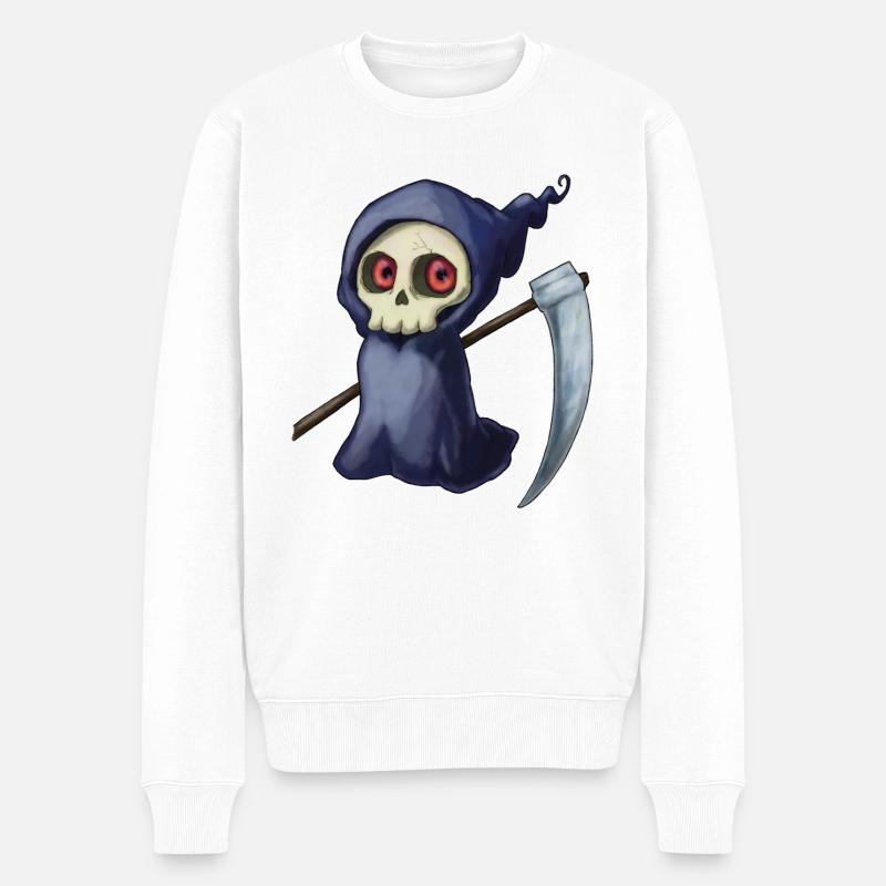 Little Death - Männer Premium Bio Pullover - Weiß