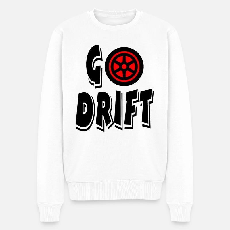 Voiture - Pull Premium bio Homme - blanc