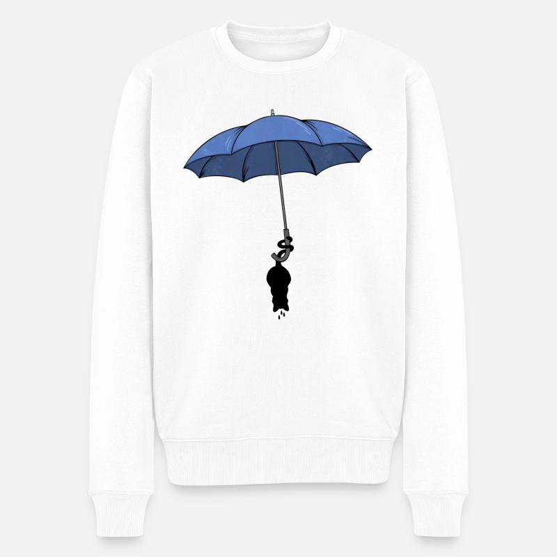 Kafka sur la plage - Pull Premium bio Homme - blanc