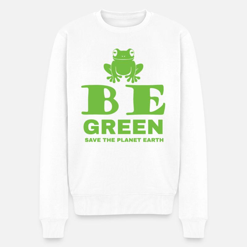 Soyez vert - Pull Premium bio Homme - blanc